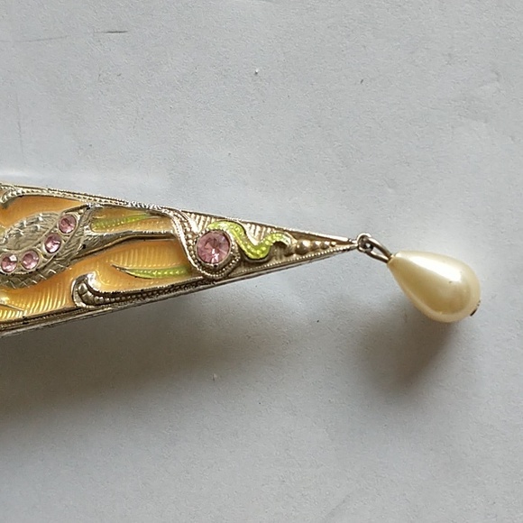 Vintage Art Deco  Egret Pin - Picture 3 of 5